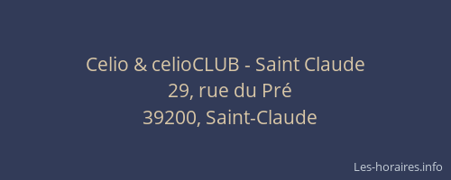 Celio & celioCLUB - Saint Claude