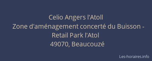 Celio Angers l'Atoll