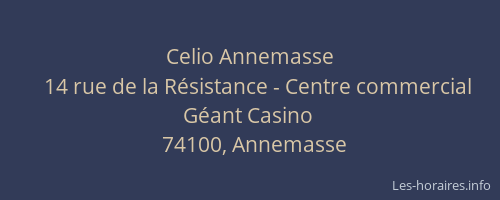Celio Annemasse