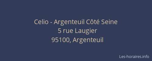 Celio - Argenteuil Côté Seine