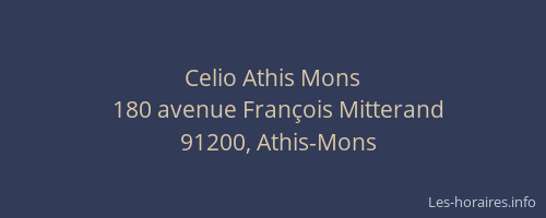 Celio Athis Mons