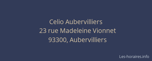 Celio Aubervilliers