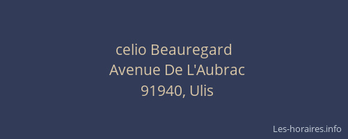 celio Beauregard