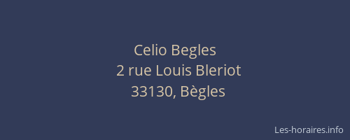 Celio Begles