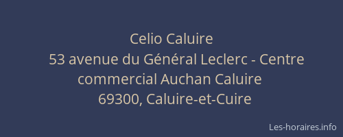 Celio Caluire