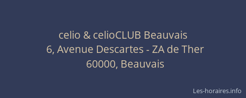 celio & celioCLUB Beauvais