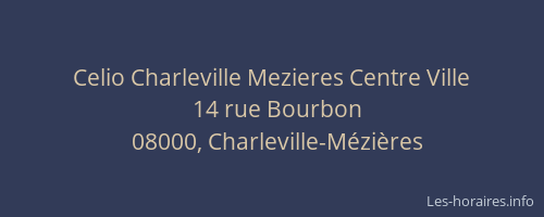 Celio Charleville Mezieres Centre Ville