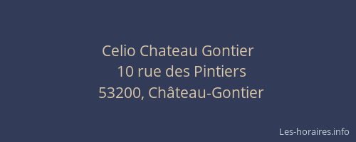 Celio Chateau Gontier