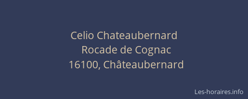 Celio Chateaubernard