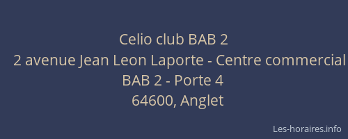 Celio club BAB 2