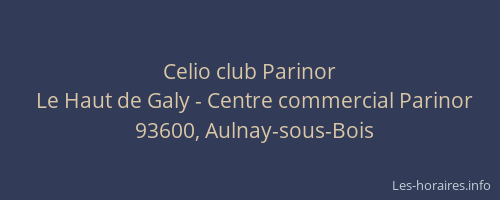 Celio club Parinor