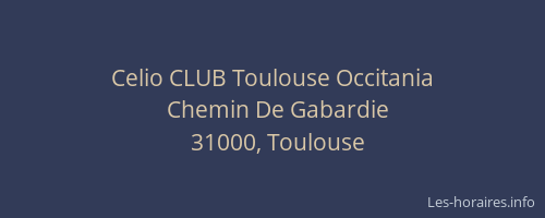Celio CLUB Toulouse Occitania