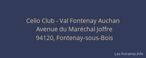 Celio Club - Val Fontenay Auchan