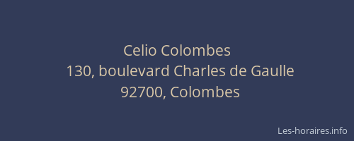 Celio Colombes