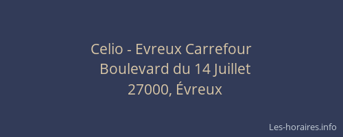 Celio - Evreux Carrefour