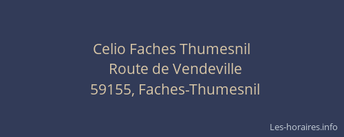Celio Faches Thumesnil