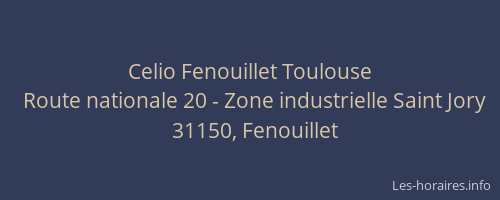 Celio Fenouillet Toulouse