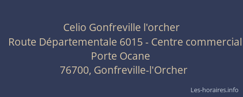 Celio Gonfreville l'orcher