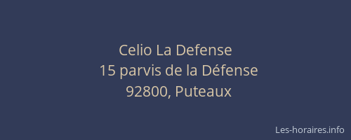 Celio La Defense