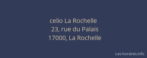 celio La Rochelle