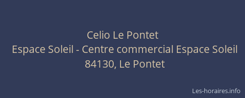 Celio Le Pontet