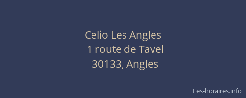Celio Les Angles