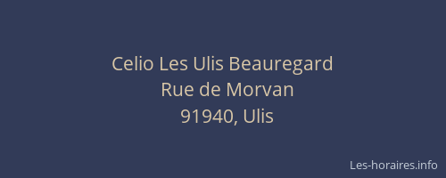 Celio Les Ulis Beauregard