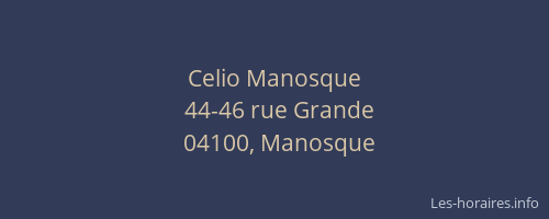 Celio Manosque