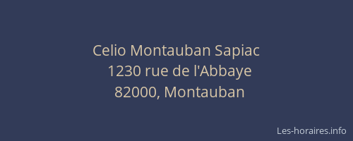 Celio Montauban Sapiac