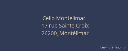 Celio Montelimar
