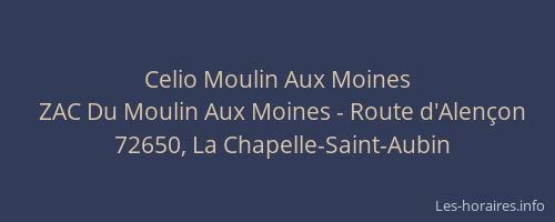 Celio Moulin Aux Moines