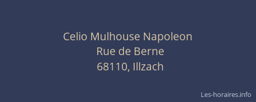 Celio Mulhouse Napoleon