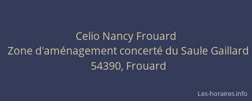 Celio Nancy Frouard