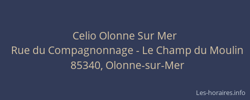 Celio Olonne Sur Mer