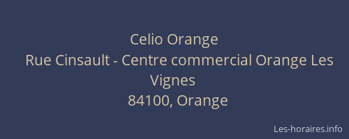 Celio Orange