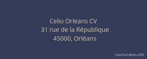 Celio Orleans CV