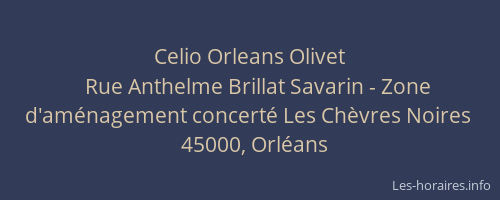Celio Orleans Olivet