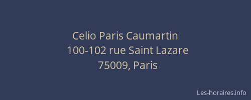 Celio Paris Caumartin