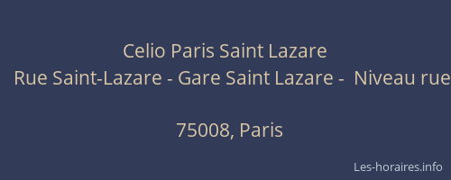 Celio Paris Saint Lazare