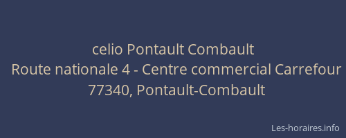 celio Pontault Combault