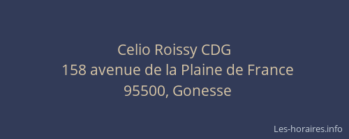 Celio Roissy CDG