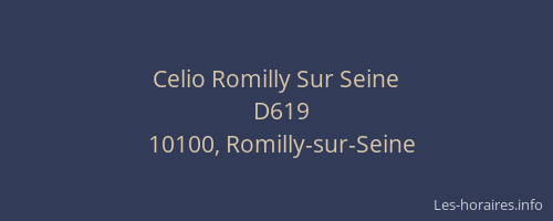 Celio Romilly Sur Seine