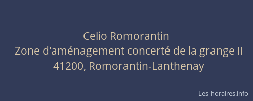 Celio Romorantin