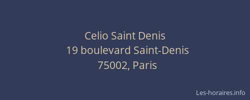 Celio Saint Denis