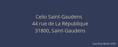 Celio Saint-Gaudens