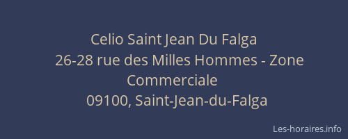 Celio Saint Jean Du Falga