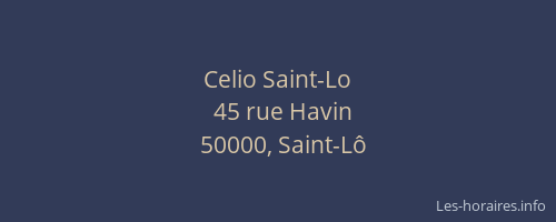 Celio Saint-Lo