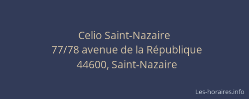 Celio Saint-Nazaire
