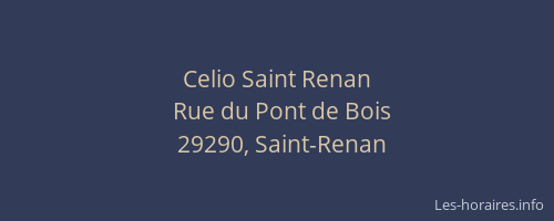 Celio Saint Renan
