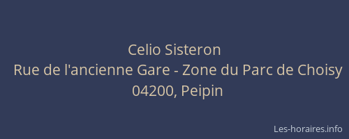 Celio Sisteron
